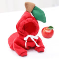 Pet Clothes Dogs Hooded Sweatshirt Fruit Warm Coat