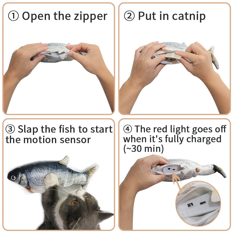 Electric Cat Toy Fish