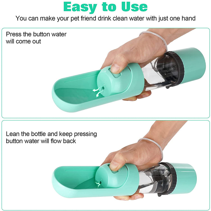 2 in 1 Portable Water Bottle for Dogs