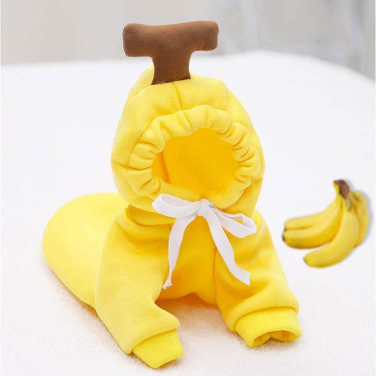 Pet Clothes Dogs Hooded Sweatshirt Fruit Warm Coat