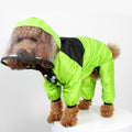 Pet Dog Raincoat Transparent Hooded Jumpsuit