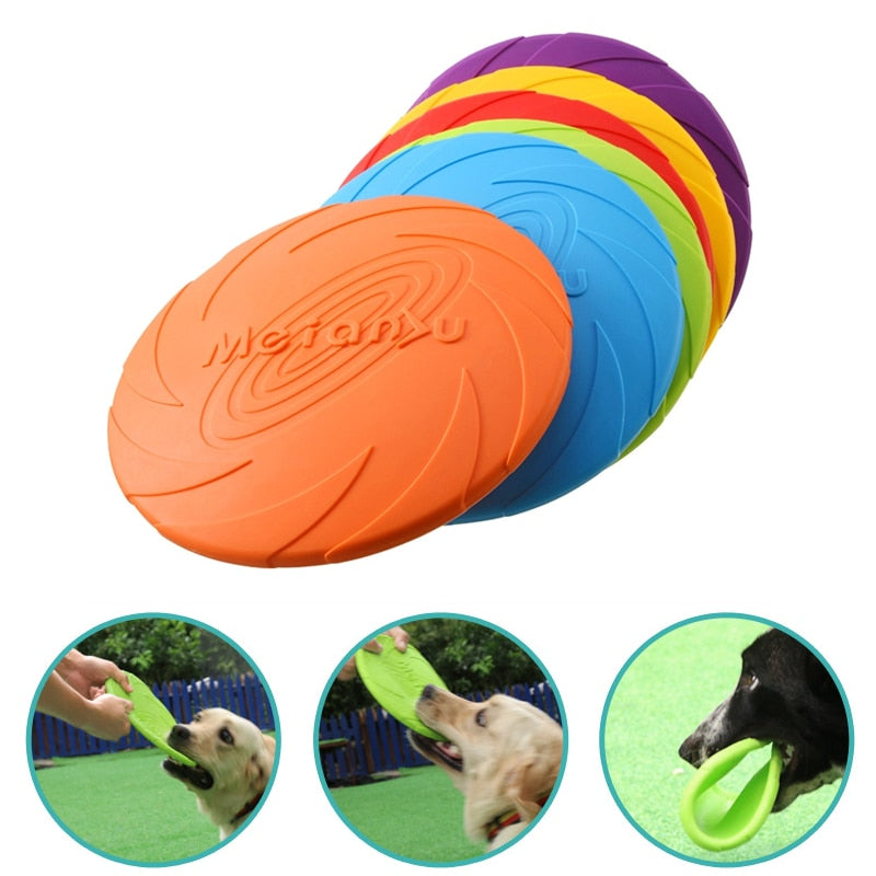 Pet Dog Flying Disk Toy Silicone