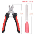 Professional Pet Cat Dog Nail Clipper Cutter With Sickle Stainless