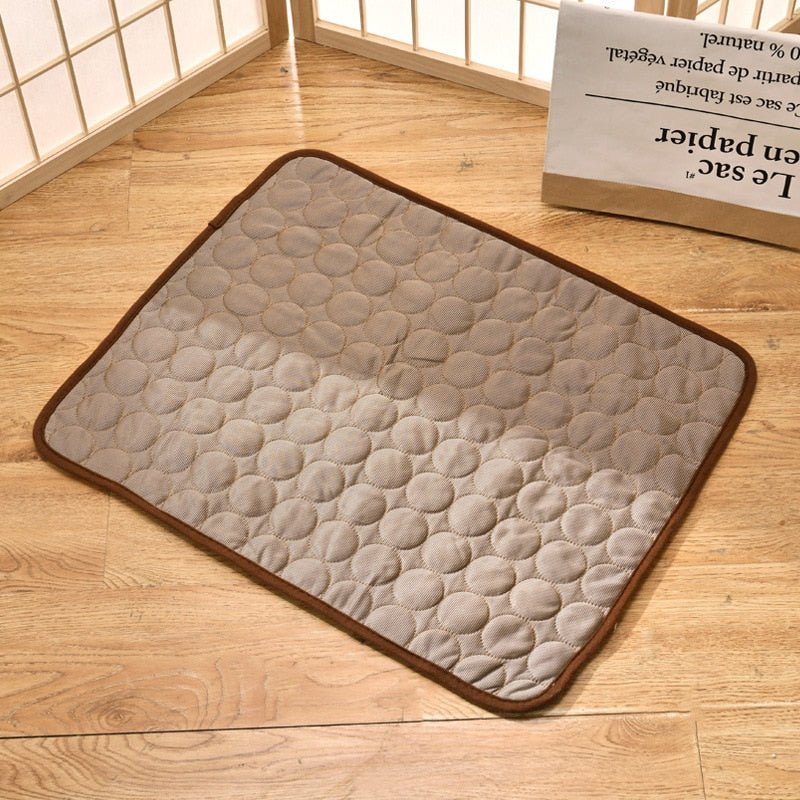 Dog cooling mat summer pad pet mat bed for Dogs/Cats