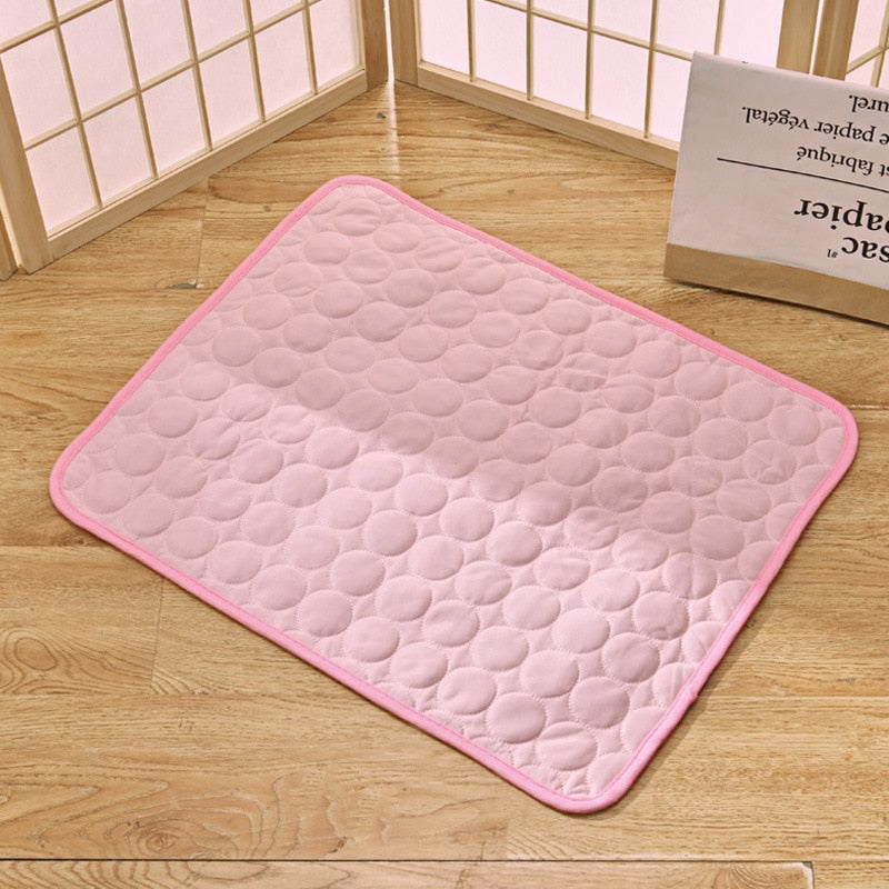 Dog cooling mat summer pad pet mat bed for Dogs/Cats