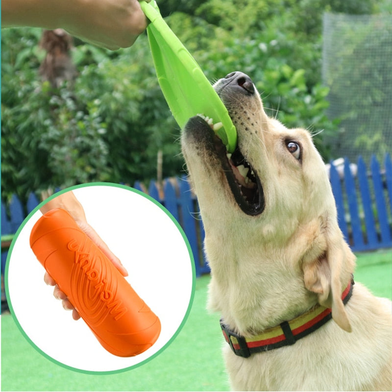 Pet Dog Flying Disk Toy Silicone