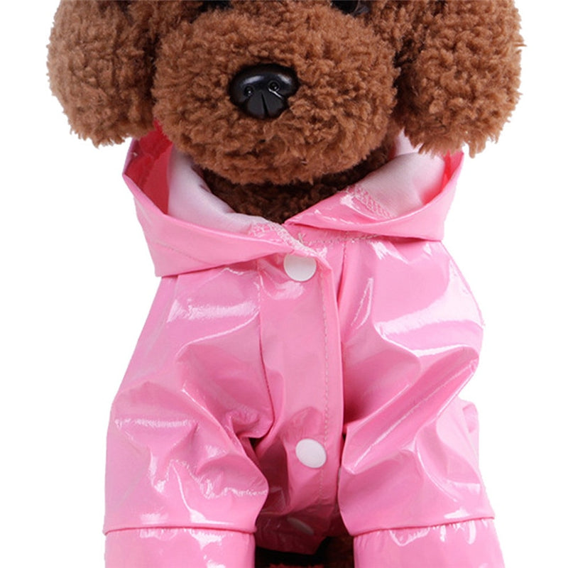 Summer Outdoor Puppy Pet Rain Coat S-XL