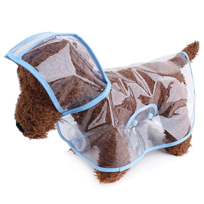 Pet Dog Puppy Transparent Rainwear