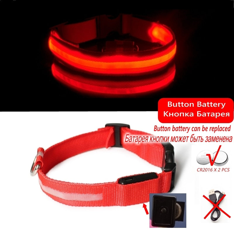 Dog Collar Led Light Anti-lost