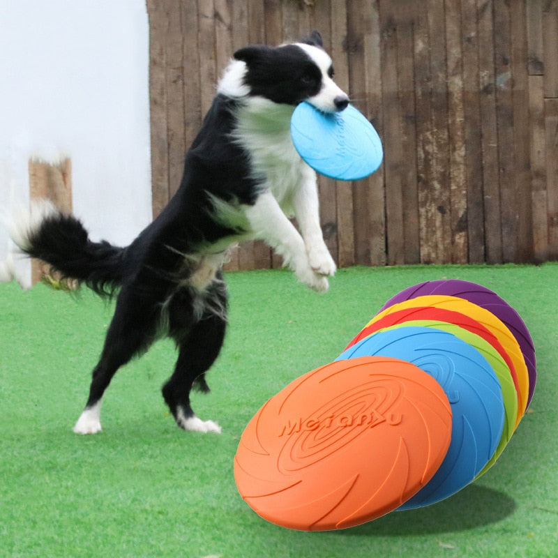 Pet Dog Flying Disk Toy Silicone