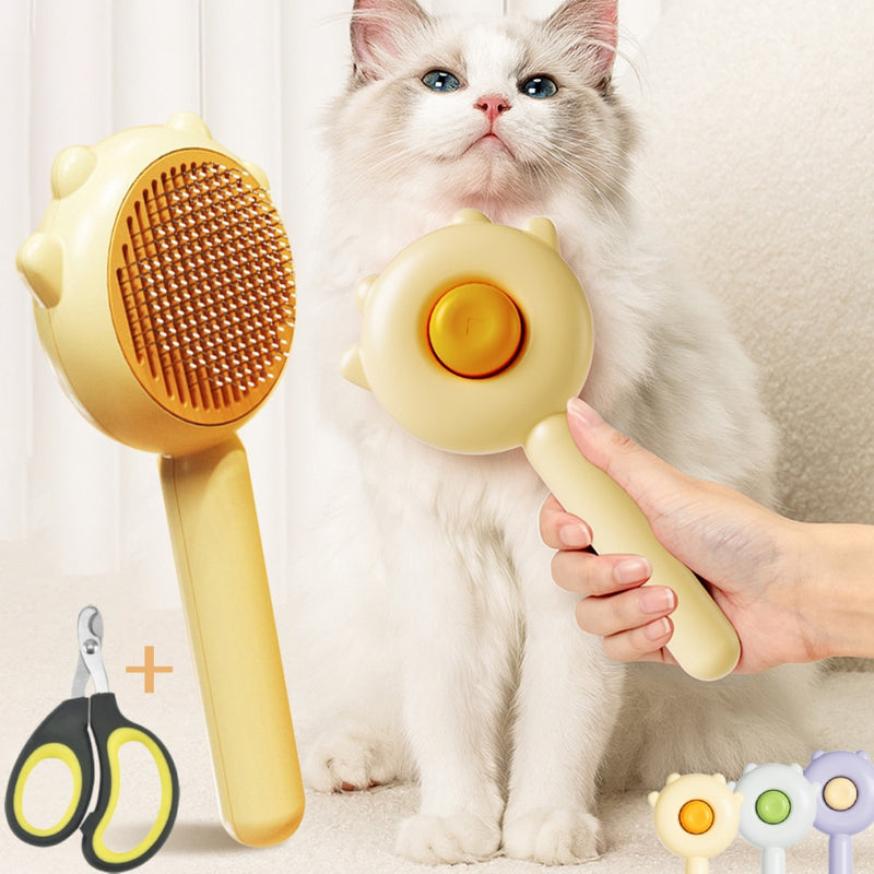 Pet Grooming Needle Brush Magic Massage Comb Hair Remove